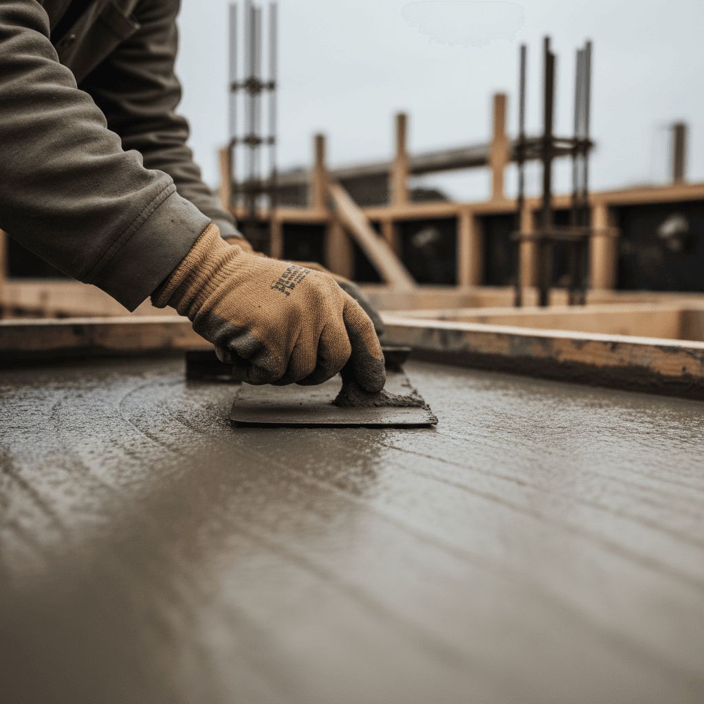 Concrete foundation finishing and quality work