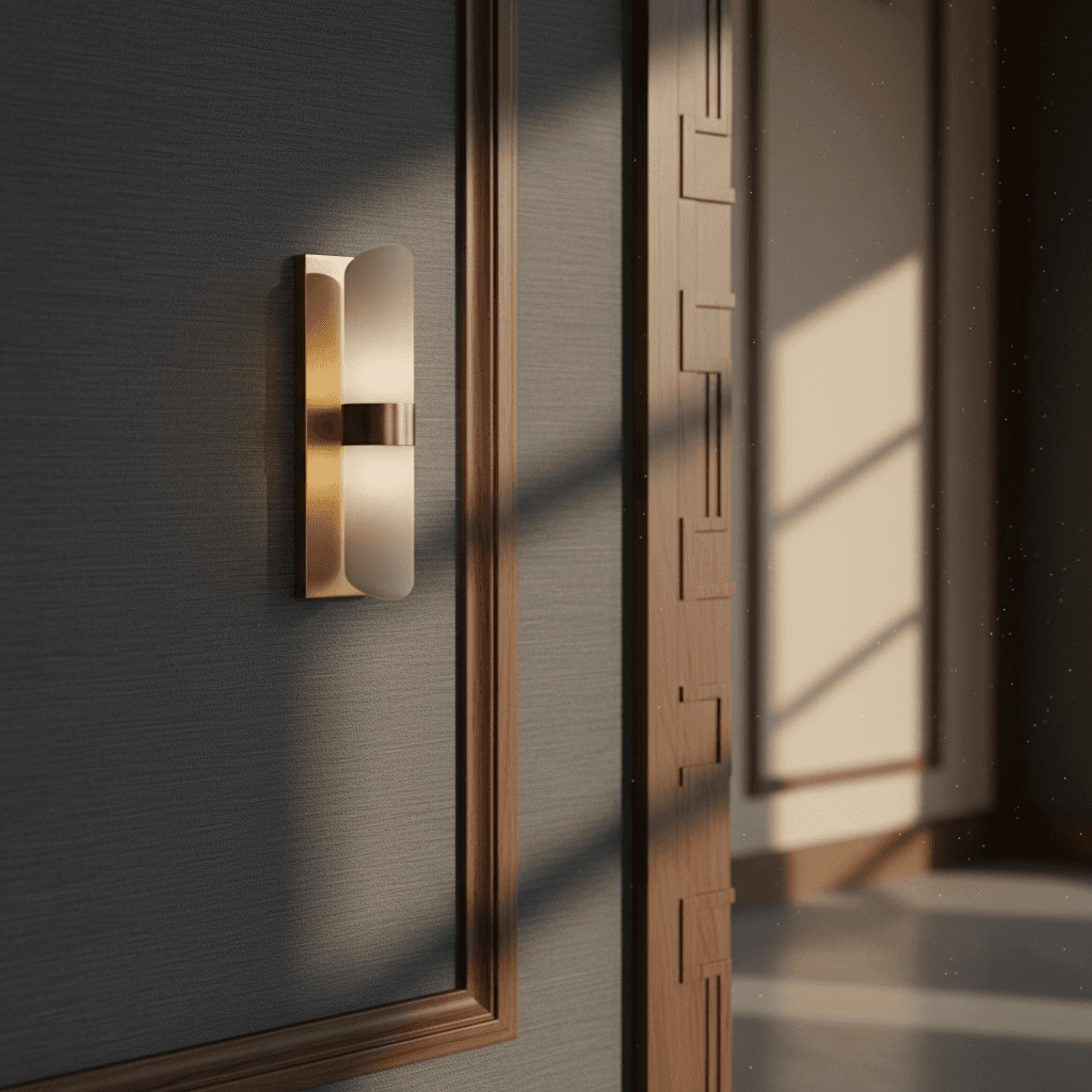 Detailed craftsmanship in home construction finishing
